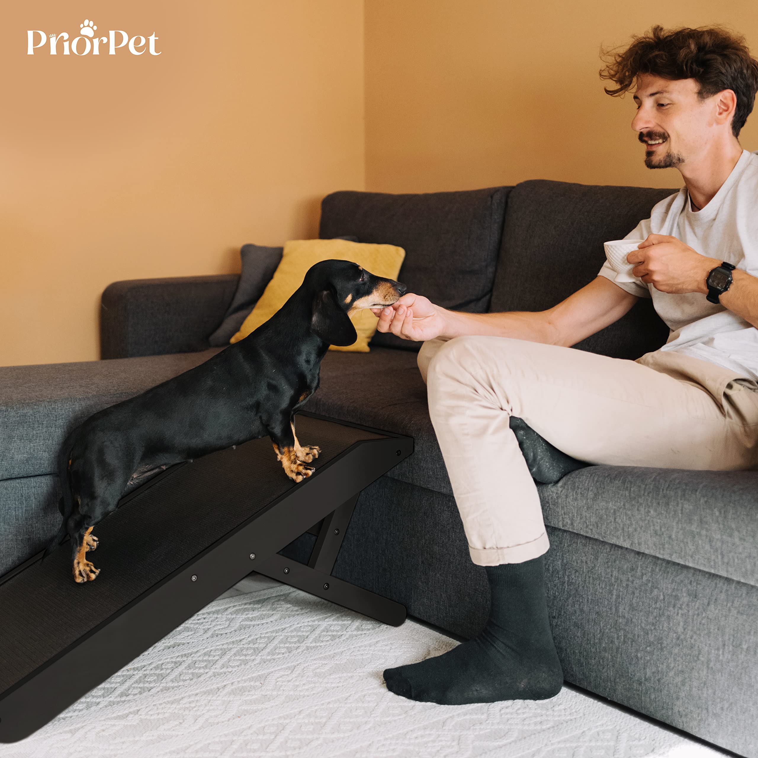 PRIORPET no-tools assembly means quick setup right out of the box