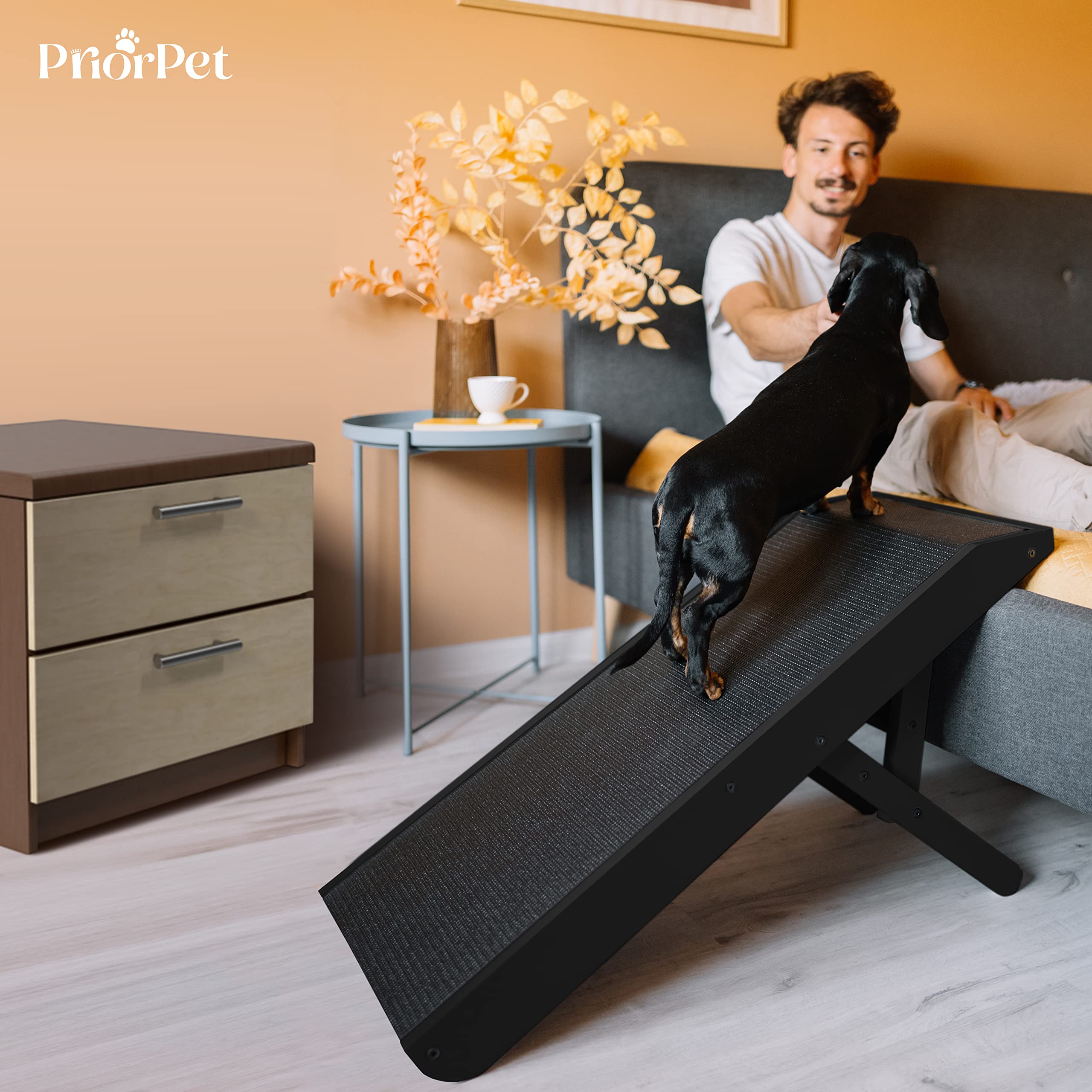 PRIORPET black birchwood finish complements modern living spaces