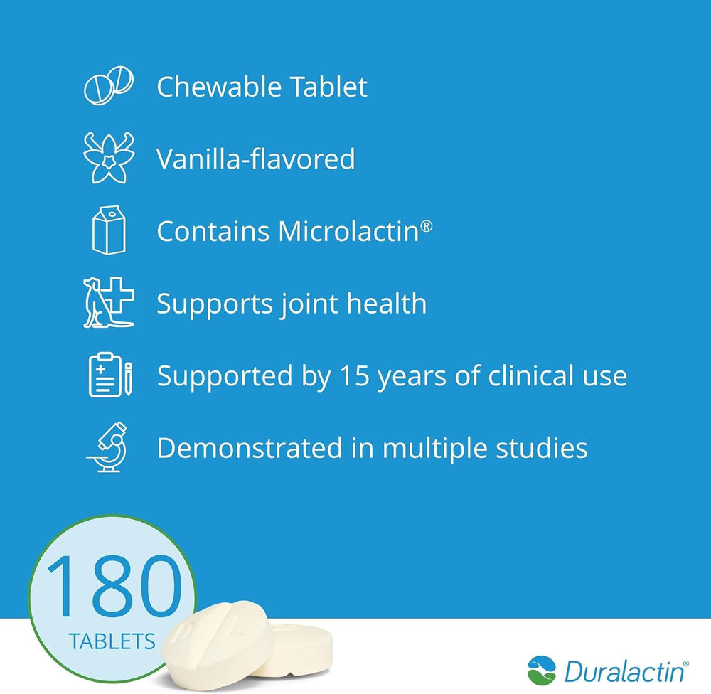 PRN Duralactin chew texture vanilla closeup indicates tasty administration