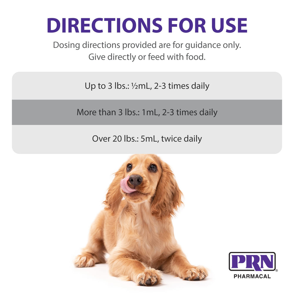 PRN Liqui-Tinic 4X wellness visual suggesting support for overall pet health.