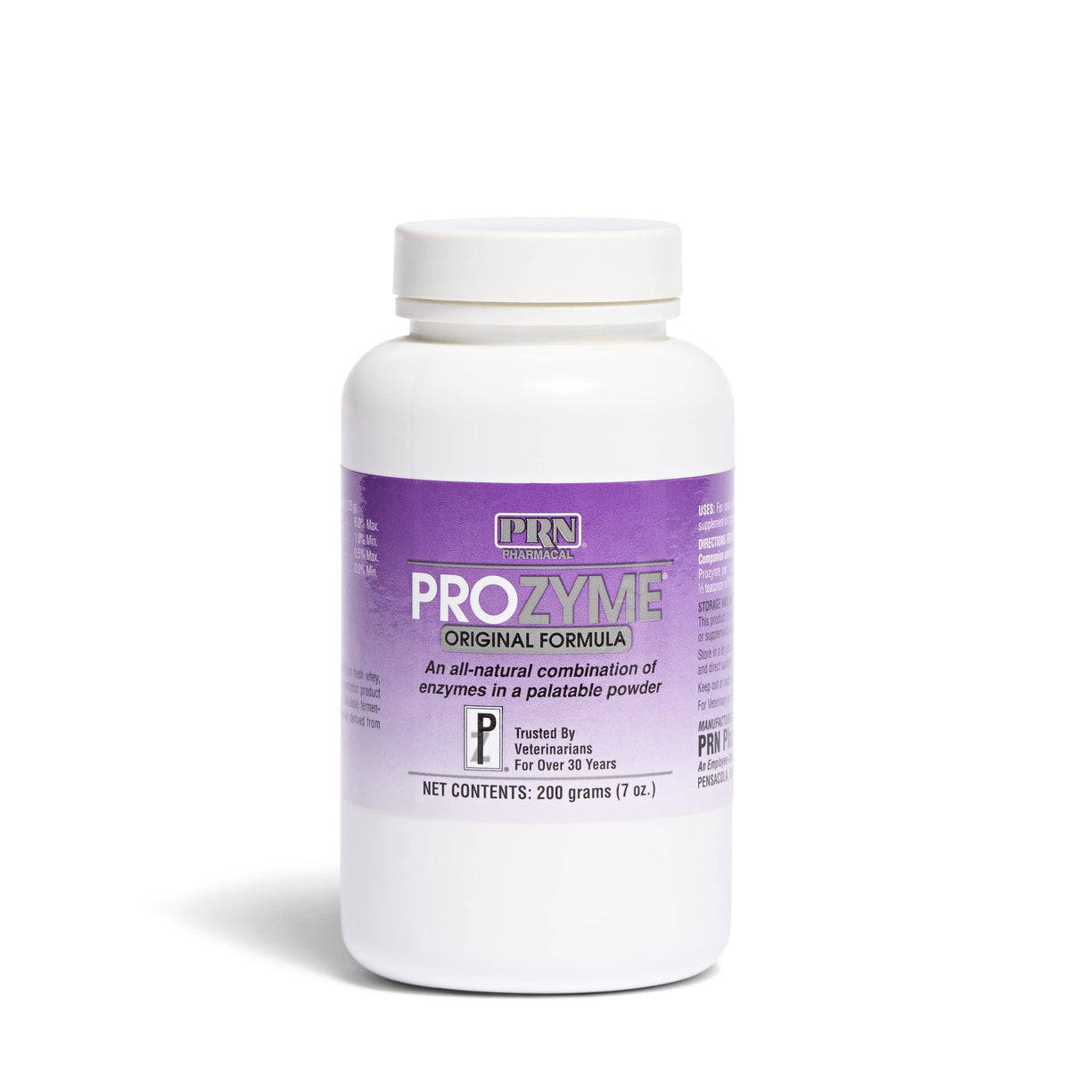 PRN ProZyme enzyme powder for dogs and cats blends into meals for digestion support
