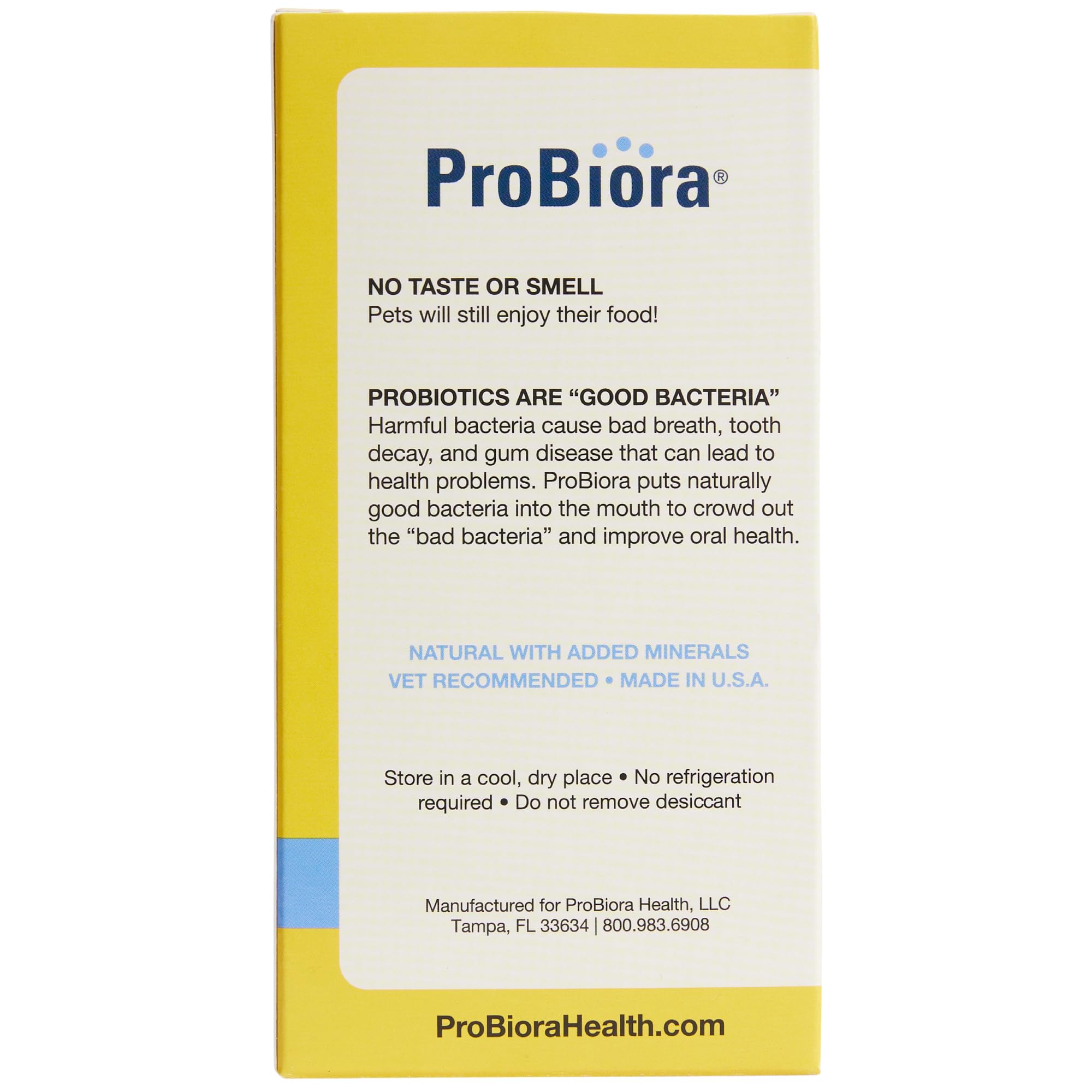 Probiora for Dogs illustration of healthy mouth support.