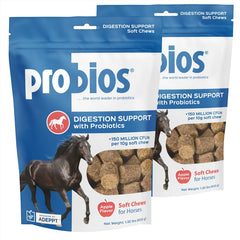 Probios pour chevaux: friandises molles saveur pomme, soutien digestif potentiel