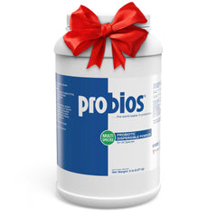 Probios dispersible powder tub ready for easy gut support.