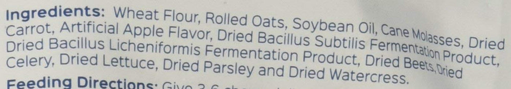 Open package of Probios horse treats, easy to portion