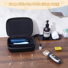 ProCase travel grooming organizer open demonstrates organized compartments for tools.