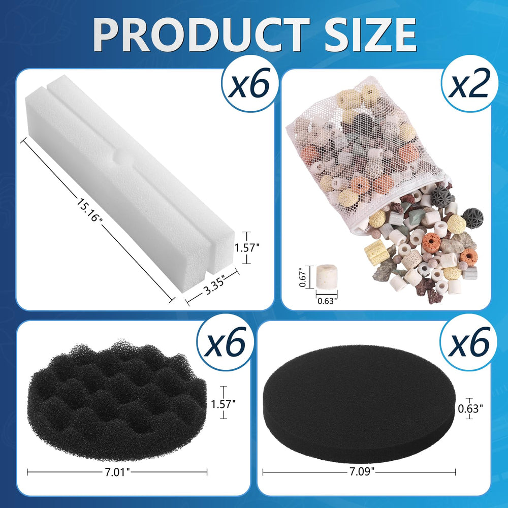 Proceat bio-foam block enhances biological filtration for Fluval FX4/FX5/FX6.