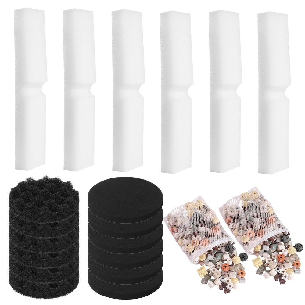 Proceat carbon filter pads improve clarity and debris capture in Fluval FX filters.