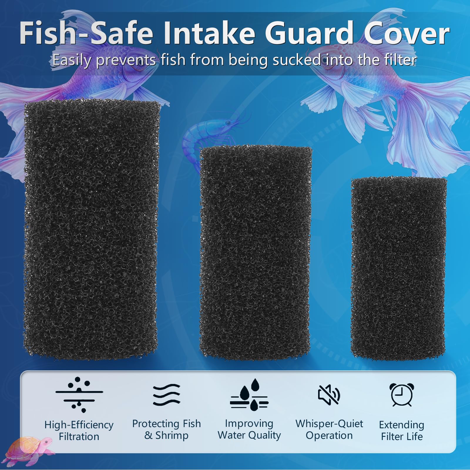 Proceat pre-filter sponge durable-foam demonstrates reusable design reduces cartridge waste.