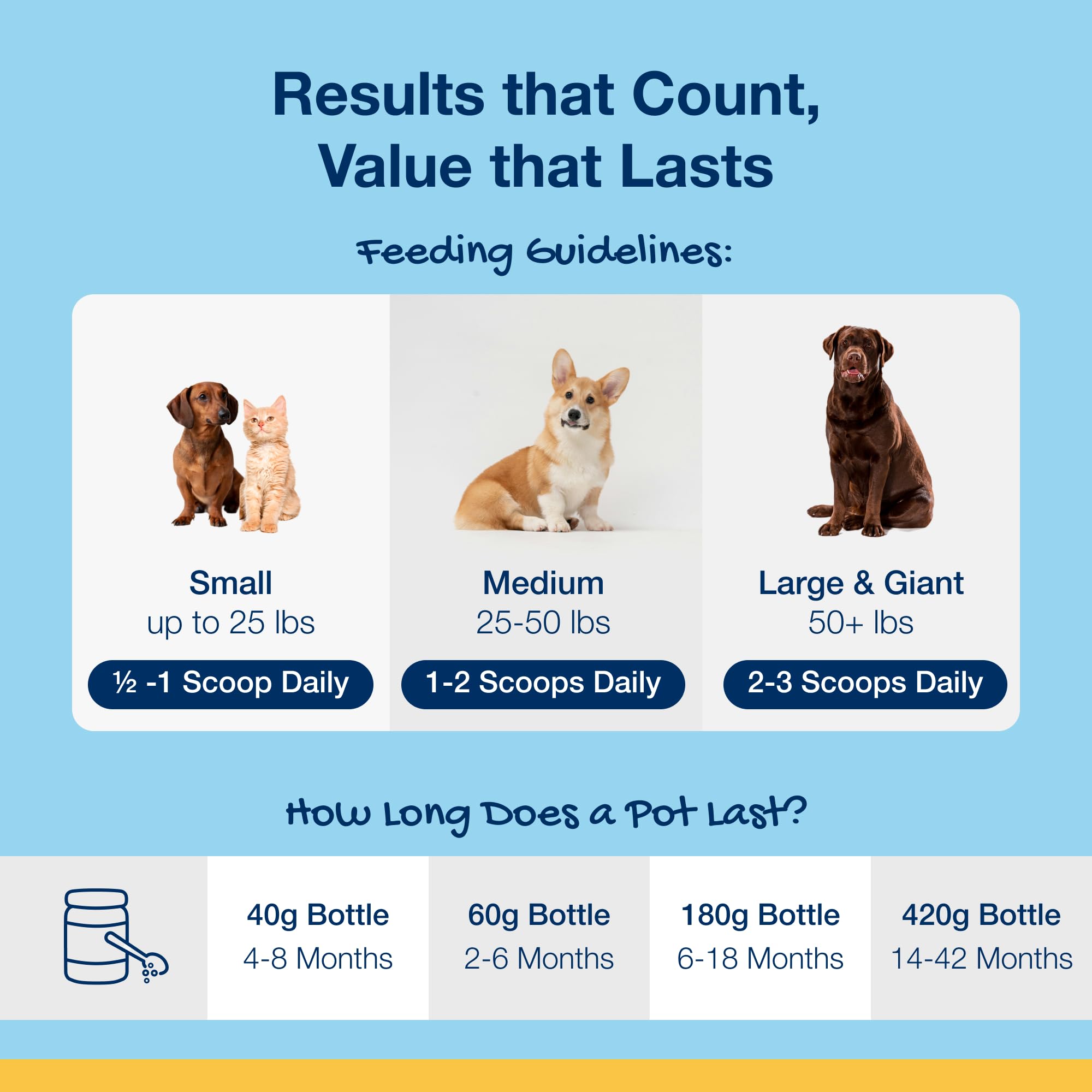 ProDen PlaqueOff powder pictured with routine pet dental care.