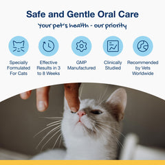 ProDen PlaqueOff Scoopables cat dental bites provide daily support with salmon flavor.