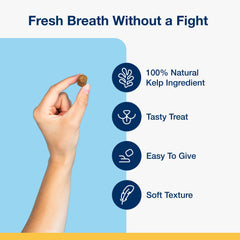 ProDen PlaqueOff masticables con kelp natural, cuidado bucal