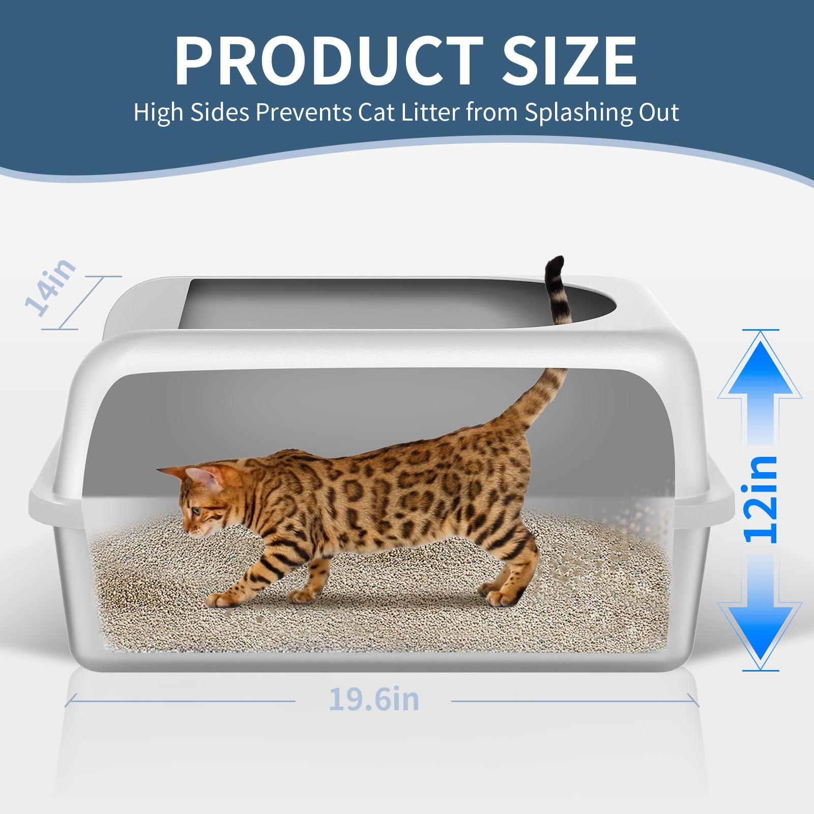 Prodigen litter mat filters litter and reduces ground mess