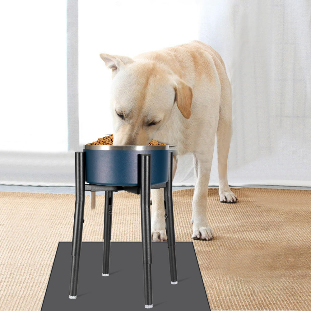 PROERR dog bowl stand offers an ergonomic feeding setup for better posture.
