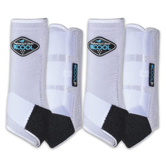 Professional's Choice 2XCool boots front view highlight breathable protection for active horses.