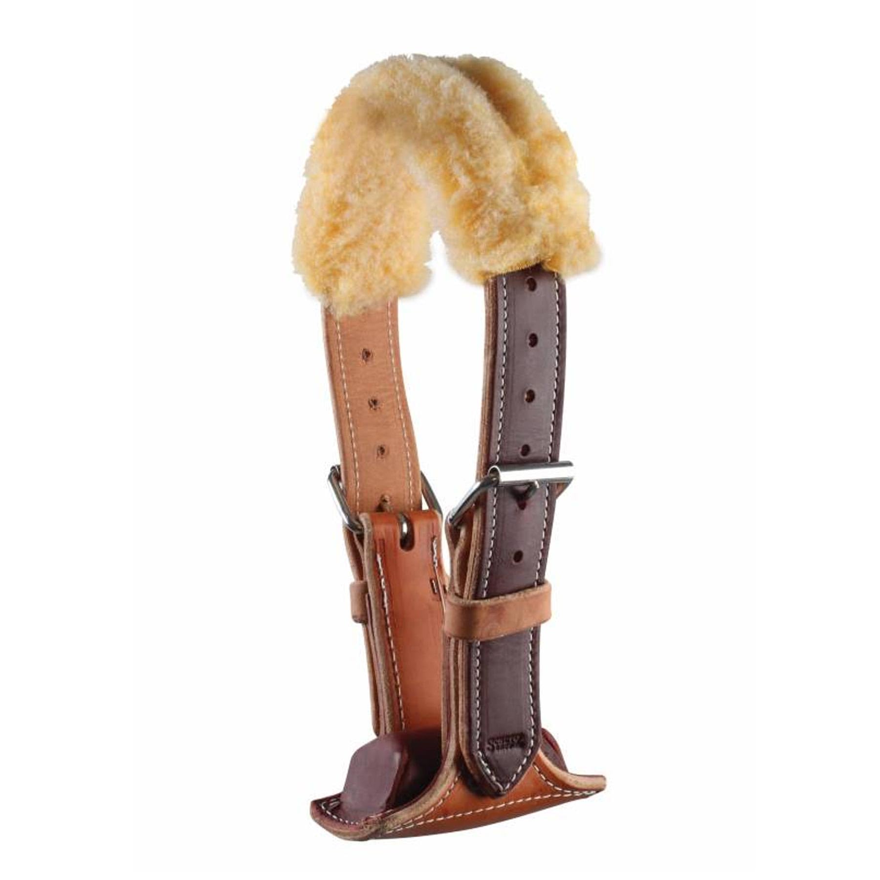Professional's Choice The Dare Cribbing Collar front view shows secure daily wear.