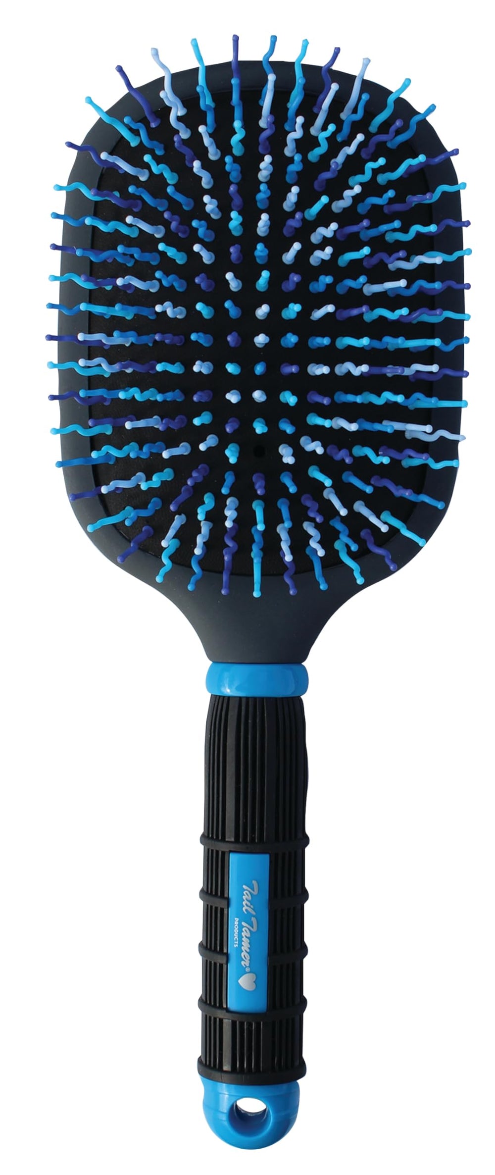 Professional's Choice Tail Tamer Mod Paddle Brush shows paddle head and bright bristles for easy styling.