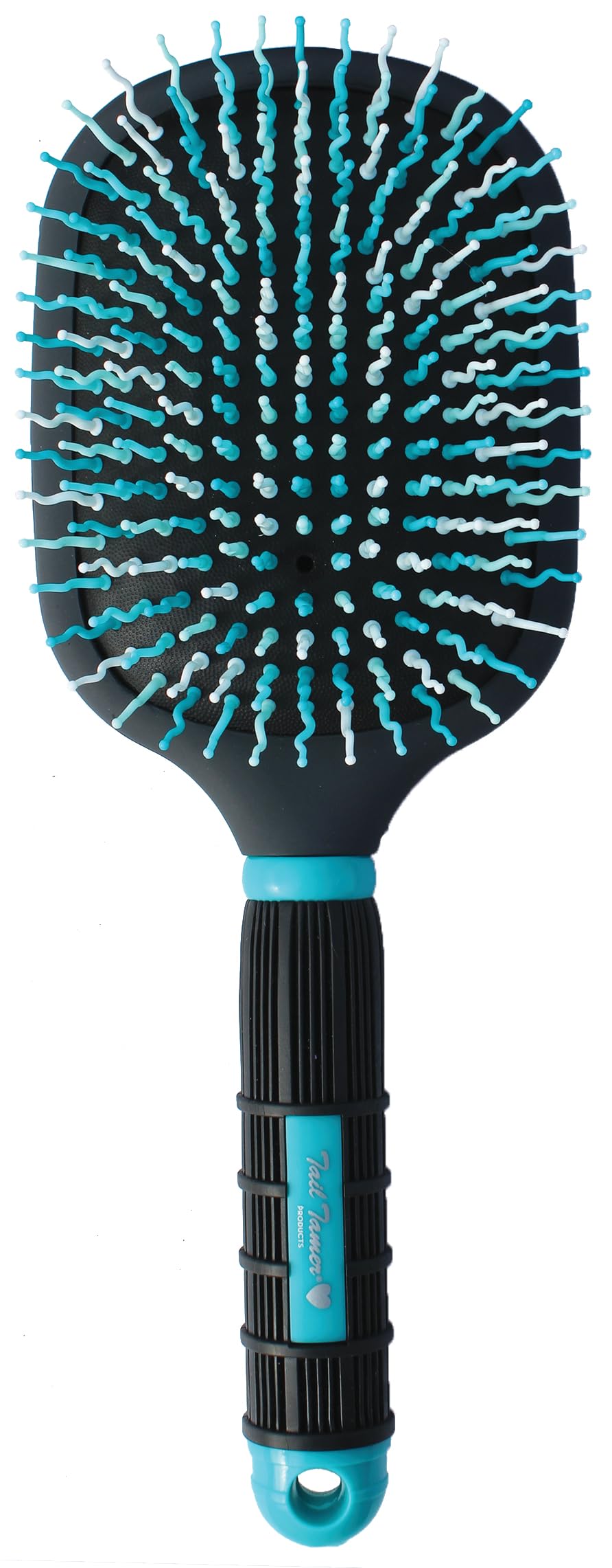 Professional's Choice Tail Tamer Mod Paddle Brush soft grip handle supports comfortable all-day brushing.