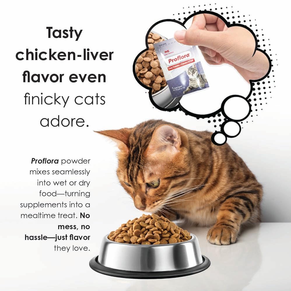 Proflora Cats individually sealed dose packets for freshness