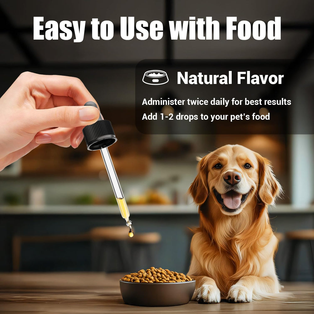 ProFluffyBio Quercetin Drops dog enjoying calm moments