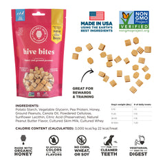 PROJECT HIVE hive dog training treats peanut butter flavor appealing reward during training