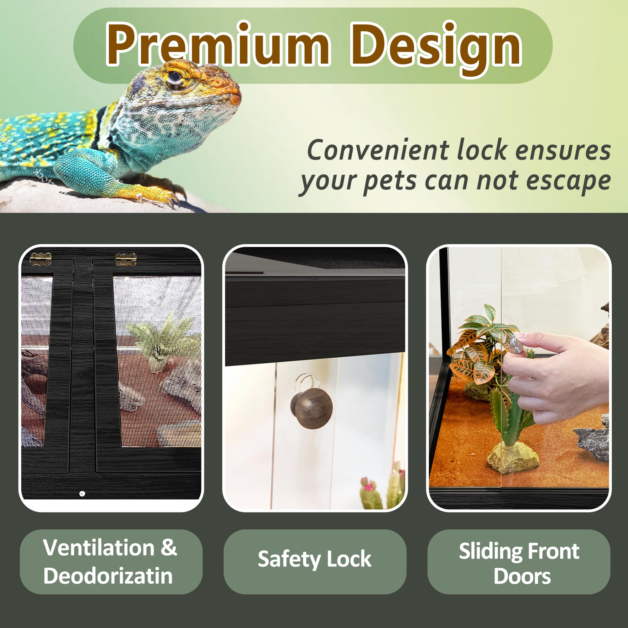 PROLEE four-sided tempered glass provides crystal-clear visibility from every angle