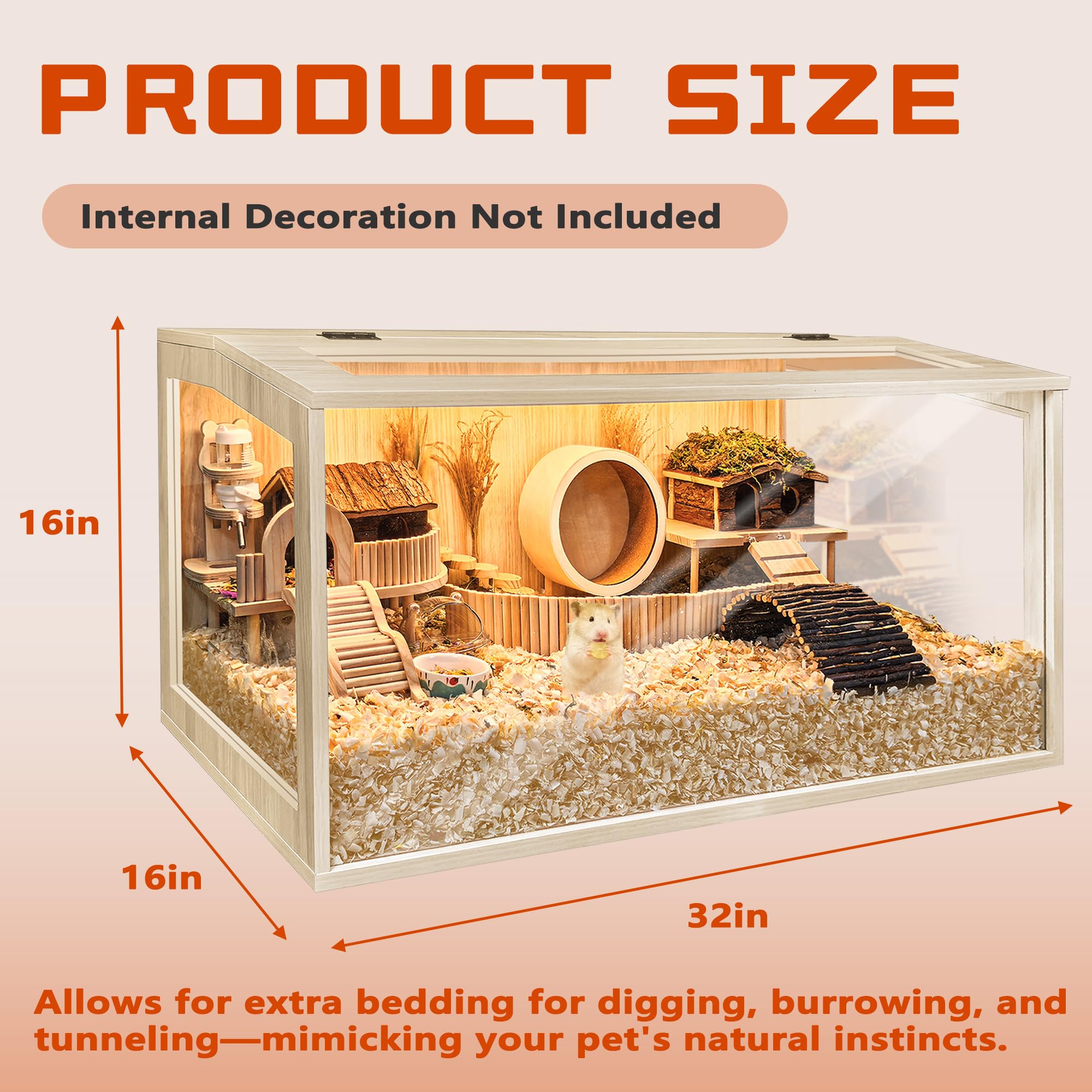 PROLEE cage acrylic bottom sheet for moisture control and easy cleaning