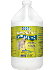 PRORESTORE ODORx Un-Duz-It spot-cleaner on fabric demonstrates effective stain removal and odor control.