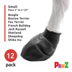 Protex PawZ all-weather dog boots protect paws in rain and snow.