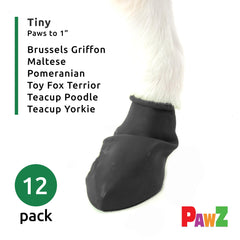 Protex PawZ all-weather outdoor-use boots protect paws in rain and snow