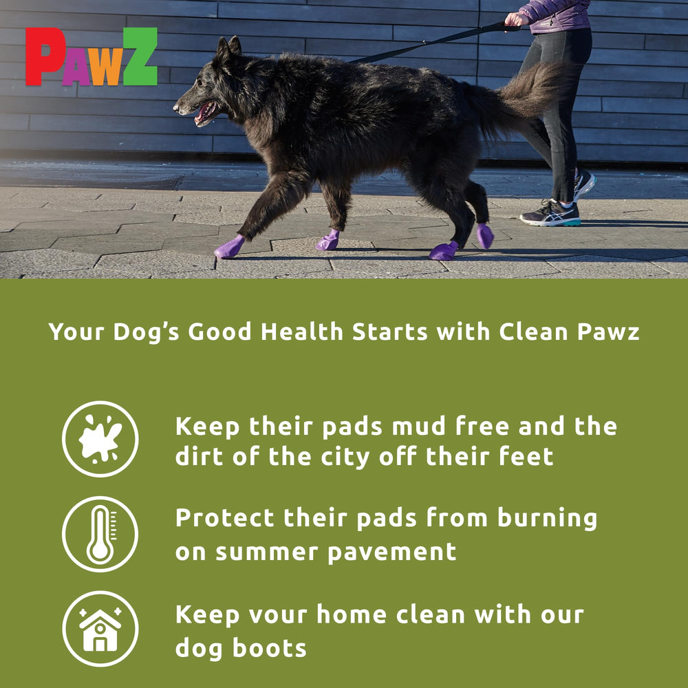 Protex PawZ anti-slip rubber boots provide traction on wet surfaces.