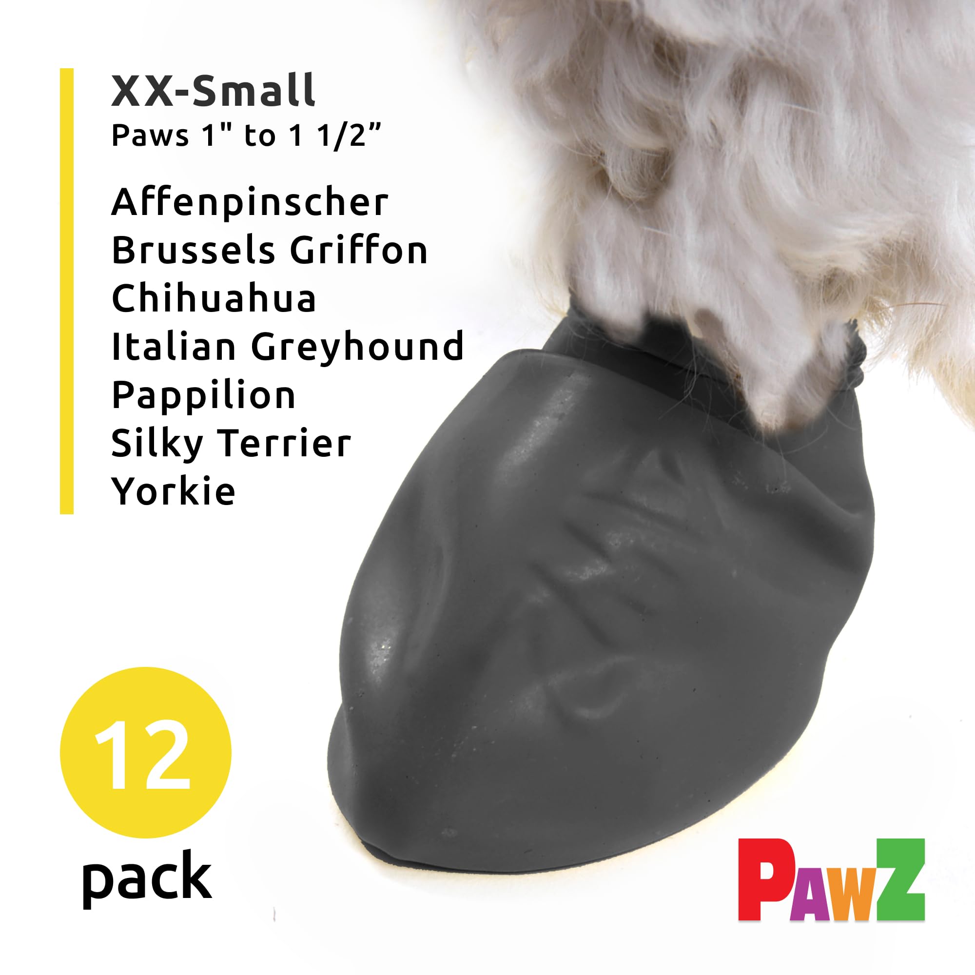 Protex PawZ anti-slip dog boots for small paws provide reliable traction