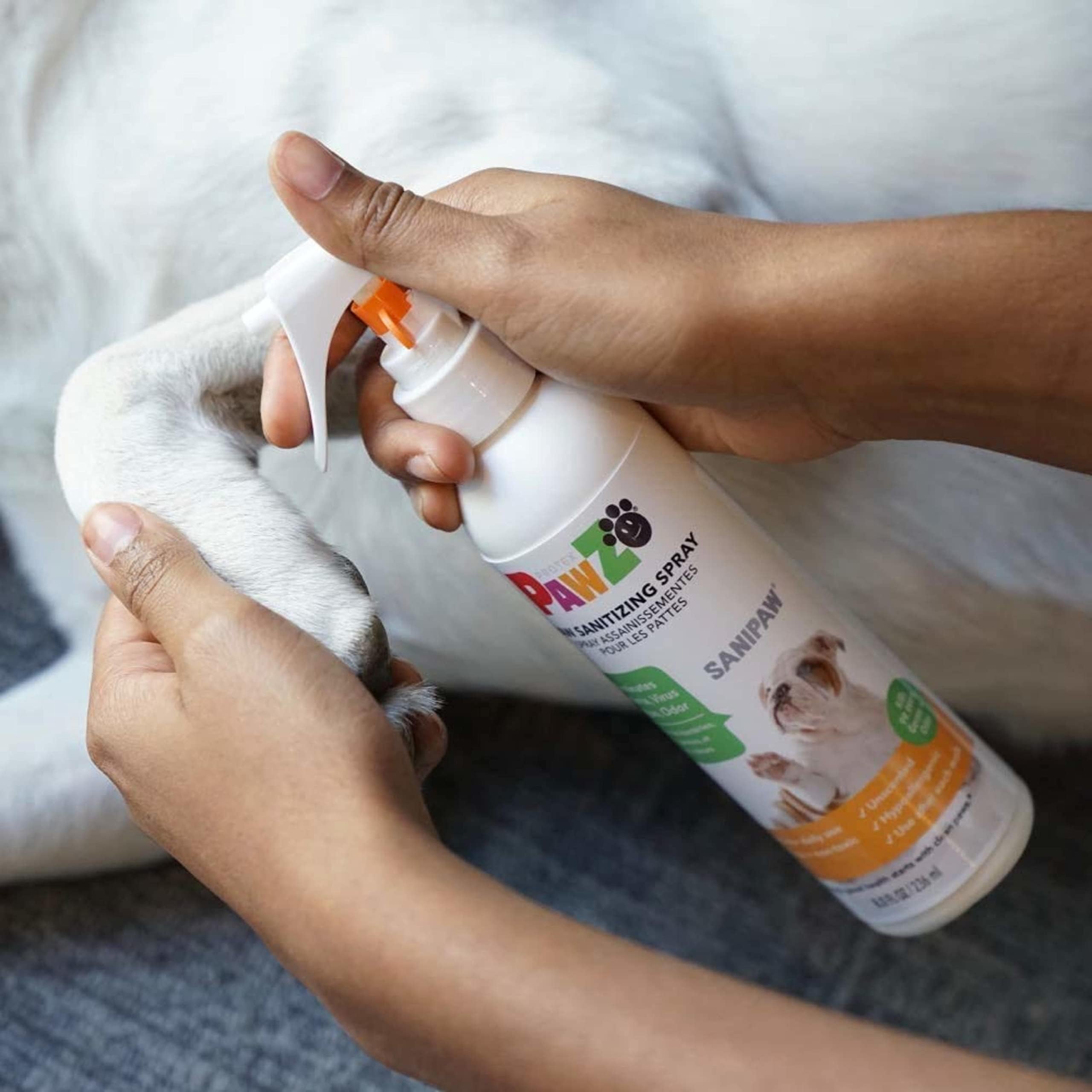 Protex PawZ SaniPaw cuidado diario de perros para higiene rápida