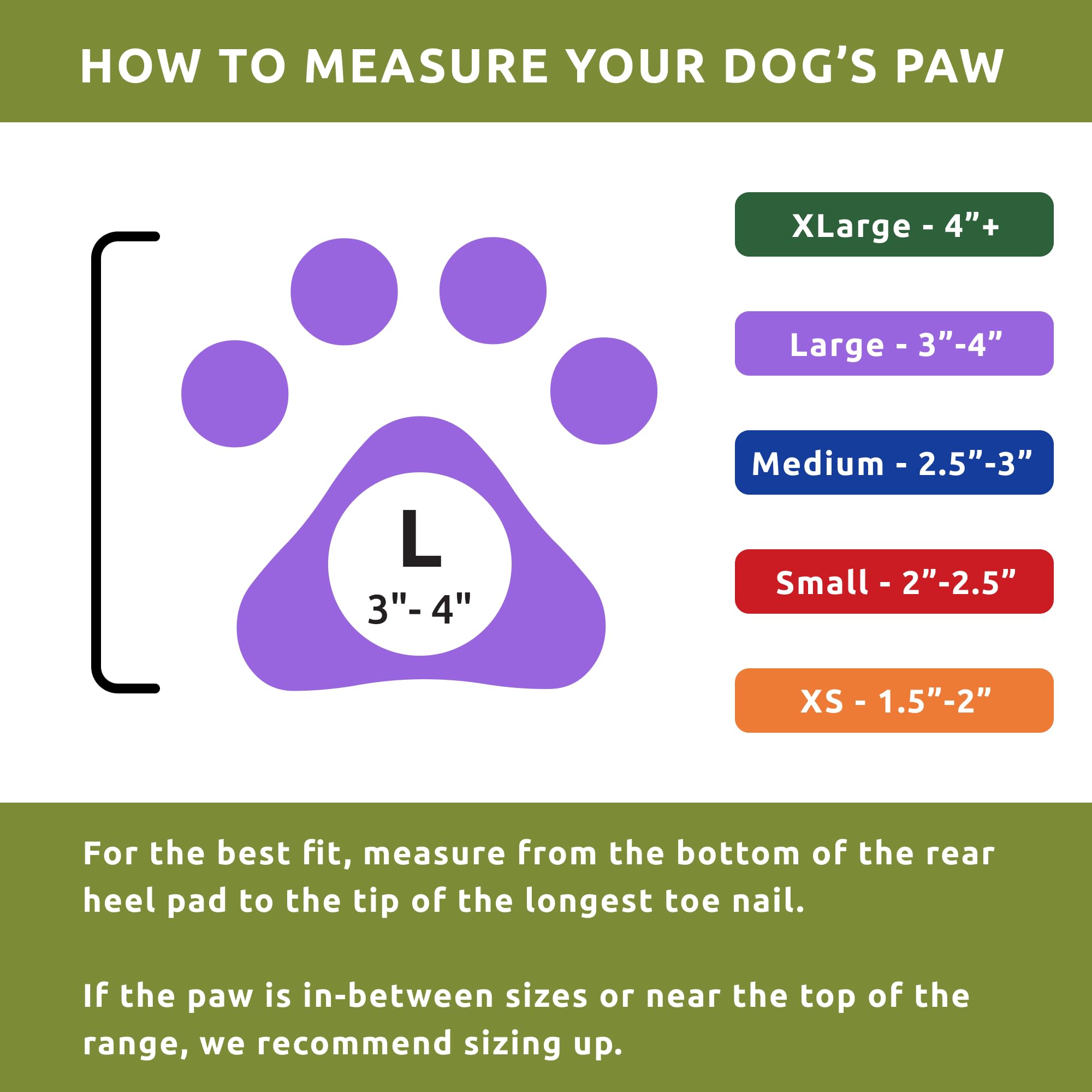 Protex PawZ durable rubber grip for snow and mud.