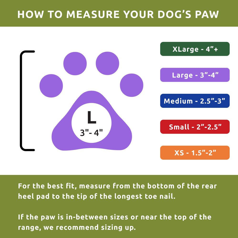 Protex PawZ durable rubber grip for snow and mud.
