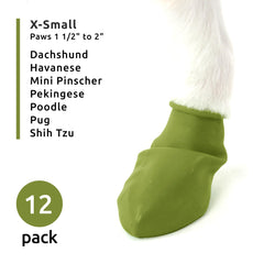 Protex PawZ waterproof dog shoes in rain protect paws from wet conditions.