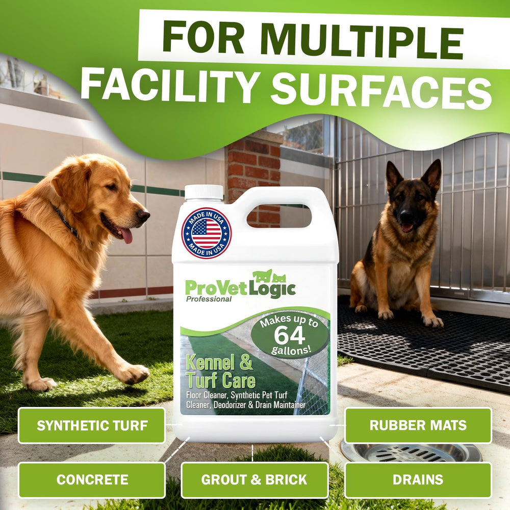 ProVetLogic odor-control-deodorizer highlights odor removal on kennel spaces to improve ambience.