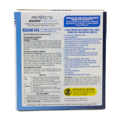 Provecta Advanced for medium dogs (11-20 lbs) ready for weight-appropriate protection.