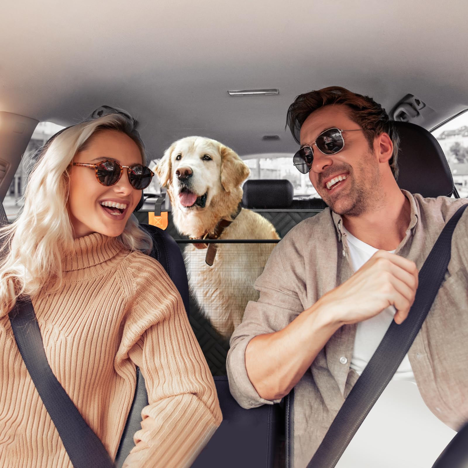 PROZAR dog car seat cover easy-install design simplifies setup in minutes