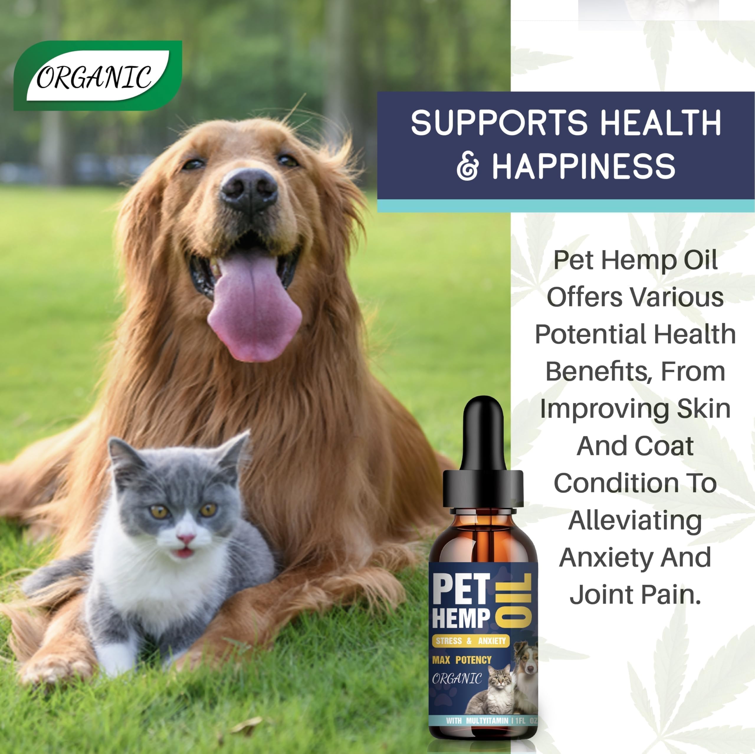 PROZIMA hemp oil dog-cat bottle pour — convenient dosing for daily calming routines.
