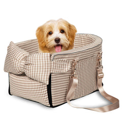 Prpeko dog car seat center-console attachment keeps pets secure on trips.