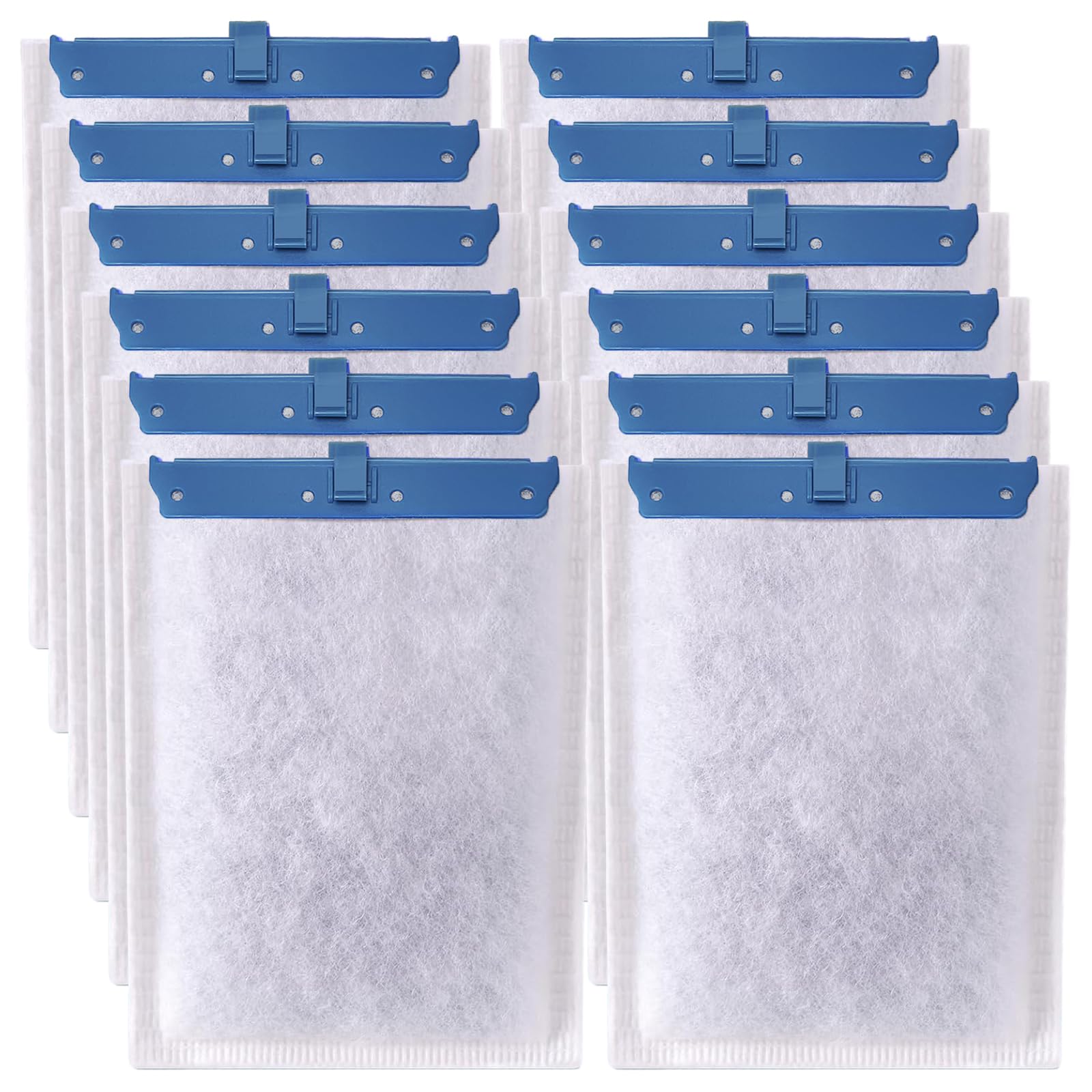 Pryitier 12-pack Whisper filter cartridge for large aquariums delivers clearer water.