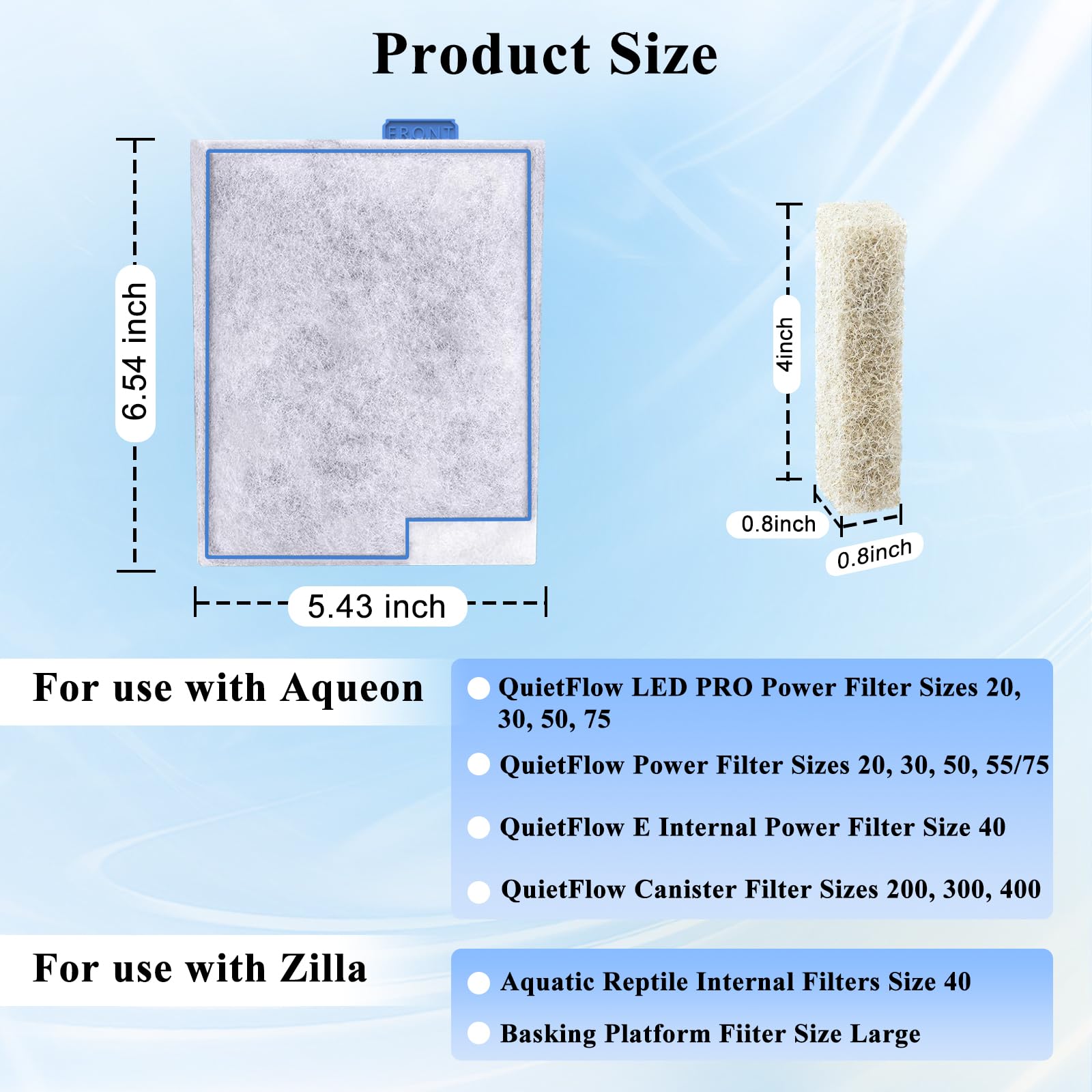 Pryitier ammonia reducer pads close-up ready to balance ammonia levels.