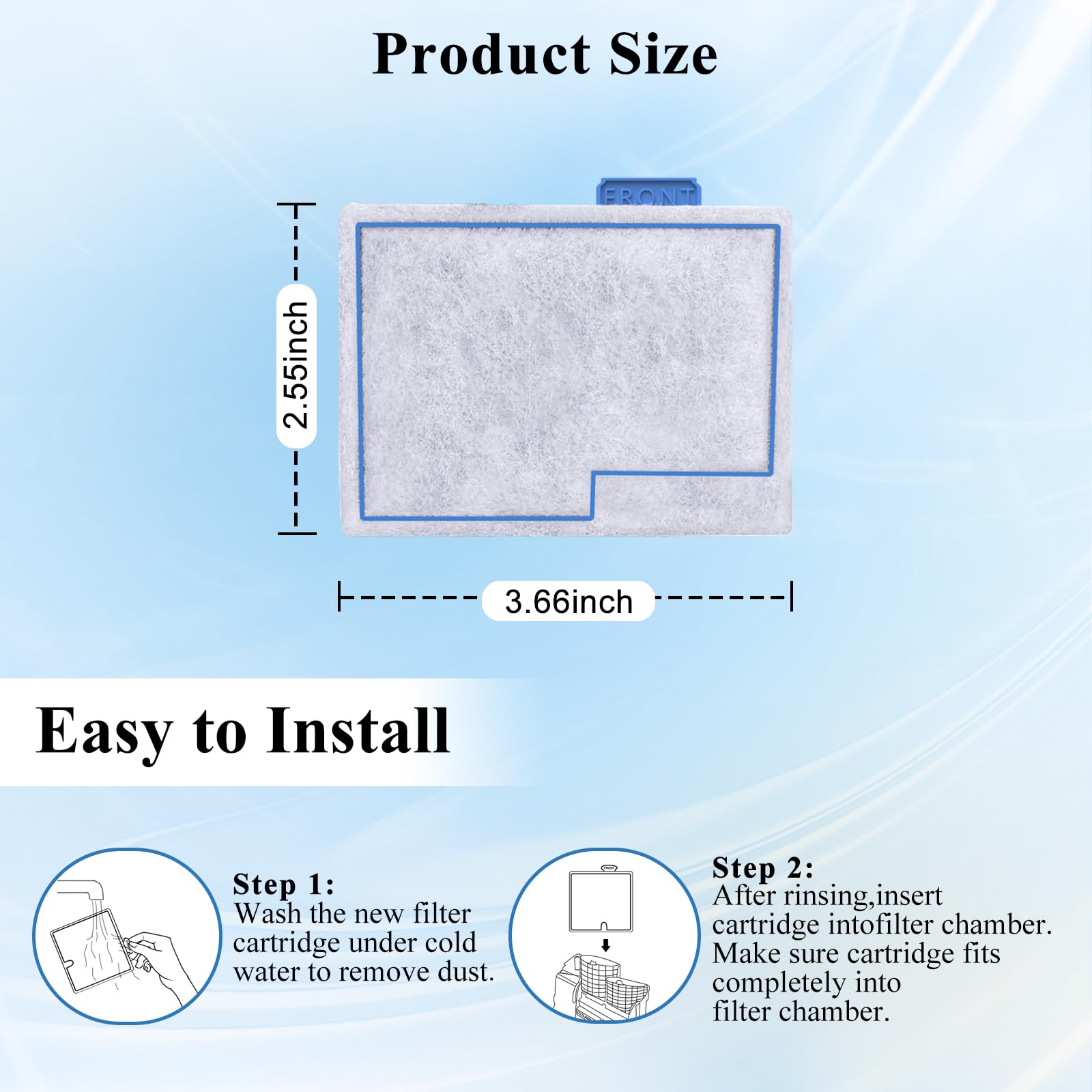 Pryitier quietflow-e internal-filter size-10 compatibility for easy changes.