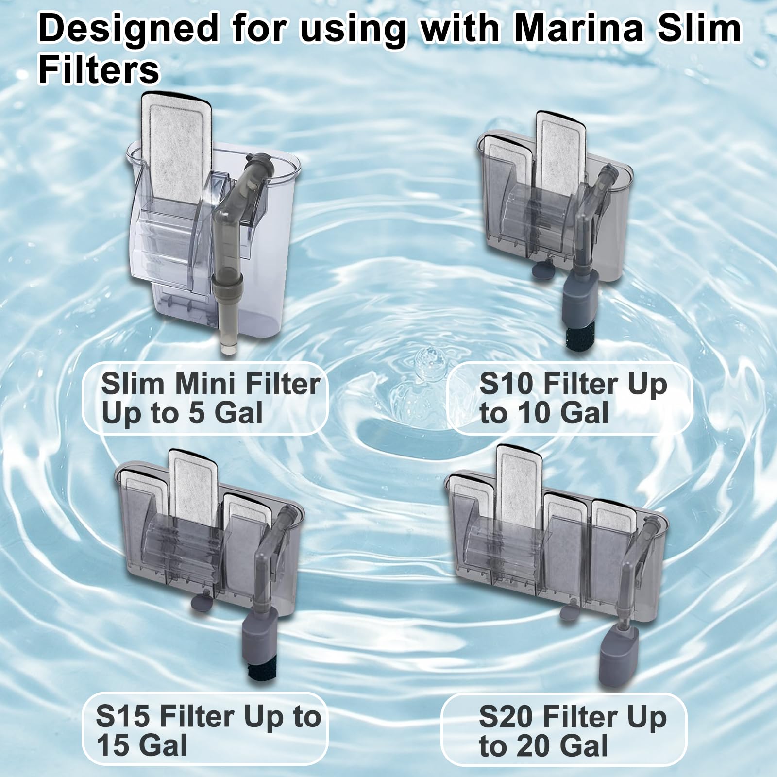 Pryitier four-stage filtration structure highlights mesh carbon and ceramic media