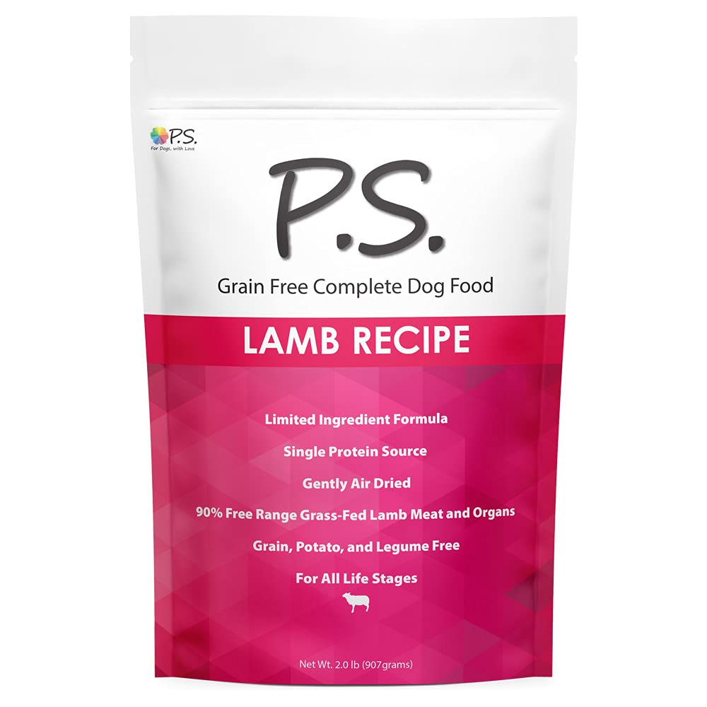 P.S. For Dogs, With Love air-dried lamb bites close-up may help reduce paw licking.