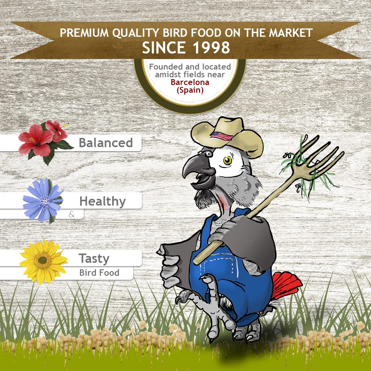  Psittacus Mini reflects two decades of avian-nutrition expertise.