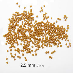 Psittacus Minor pellet texture close-up highlighting consistent pellet bite