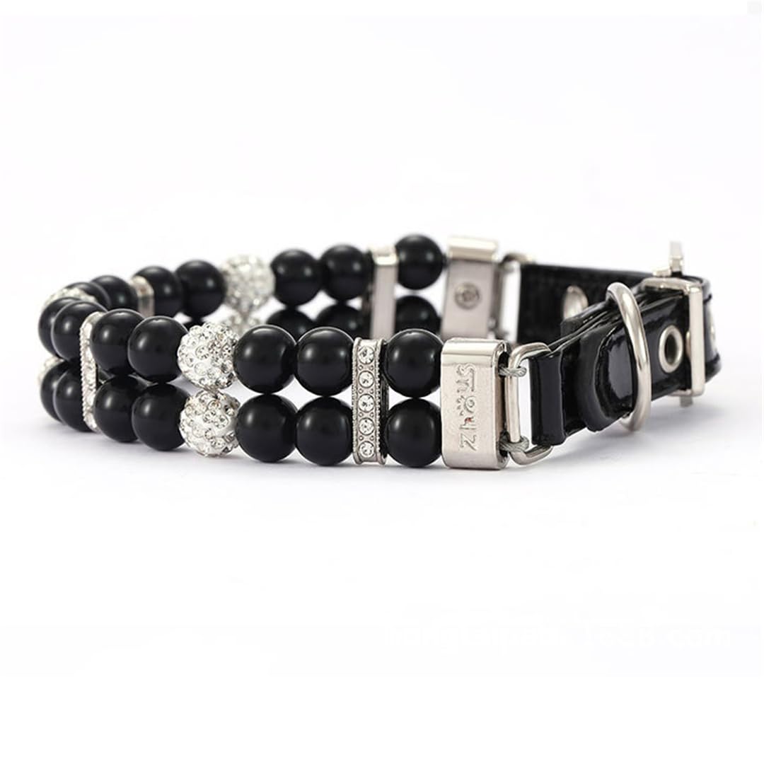 PSPORT Pet collar ready for wedding or birthday photos with chic pearl charm