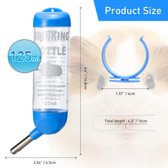 PStarDMoon Moon Bottle inside cage demonstrates easy installation beside small pets